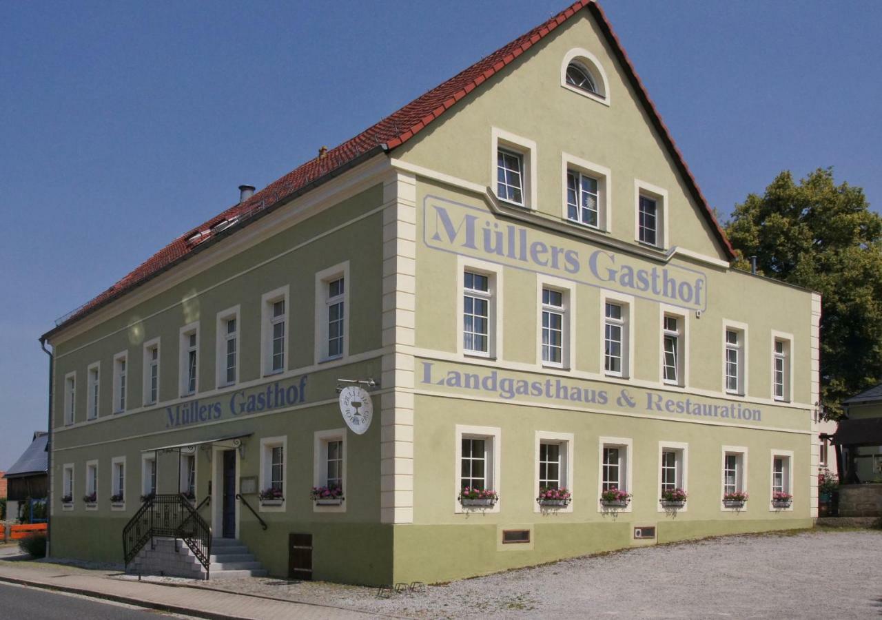 Landgasthaus Muellers Gasthof Радеберг Екстер'єр фото
