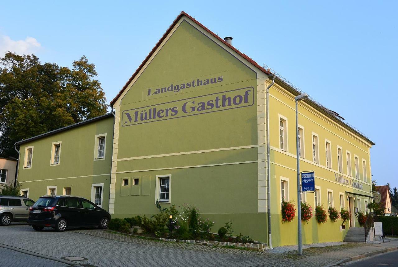 Landgasthaus Muellers Gasthof Радеберг Екстер'єр фото